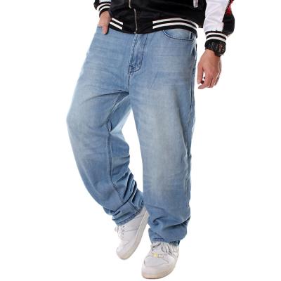 China Wholesale Men's Jeans 2021 Classic Baggy Simple Hip Hop Loose Pants QUICK DRY Dancing Blues Jeans Denim for sale