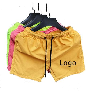 China Wholesale Logo Factory Cheap Price Men's Trunk Men's Swim Shorts Summer Beachwear Custom Made QUICK DRY Solid Color for sale