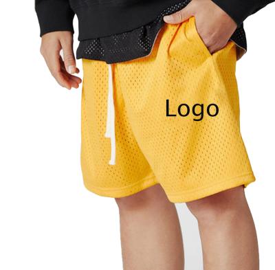 China Custom Cropped Cropped Pants Dry Elastic Waist Mesh Breathable Sports Trunks Quick Fit Summer Breathable For Men for sale