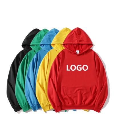 China High Quality Solid Color Anti-shrink Sweatshirts Plus Size Wholesale Men's Embroidery Custom Printing Hoodies for sale