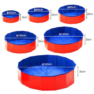 China Viable Board Pet Pool Paddling Pool Grooming Tub Foldable Tub For Dogs for sale