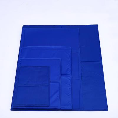 China Wholesale Custom Cooling Logo Foldable Cool Waterproof Pet Cooling Ice Mat Nest Silk Mat Pet Ice Pad Pet for sale