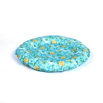 China 2021New Fashion Cotton Canvas Dog Cooling Mattress With Ice PV Cooling Mat Other Pet Products for sale