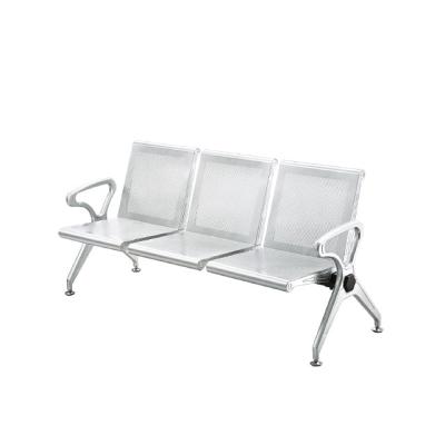 China 3 Seater Airport Waiting Public Chair With Steel Metal Commercial Furniture for sale