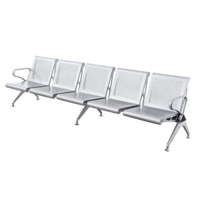 China 5 seater hospital reception waiting chair airport public beam seating for sale