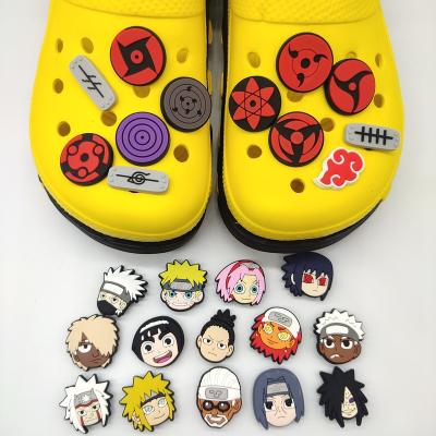 China Clog Charm 2022 Wholesale Hot Selling Anime Cartoon Custom Fang Shoe Charms Soft PVC Shoes and Accessories Clog Shoe Decorations for sale