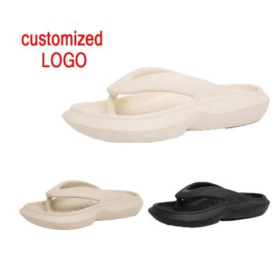 China Fashion Trend High Quality Platform Slippers Non-slip Flip Flops Rubber Beach Sandals Man Flip Flops for sale