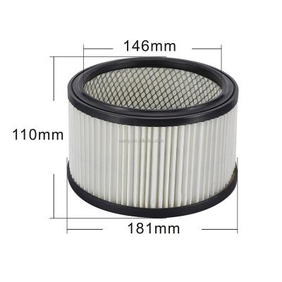 China Original Double Function Hotel Dry And Wet Vacuum Cleaner HEPA Filter Element Washable Flame Retardant Filter for sale