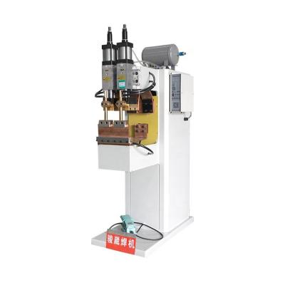 China High Efficiency Two Heads CNC Manual Pneumatic Metal Cage Spot Welding Machine for sale