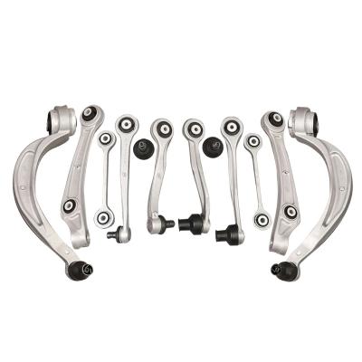 China Auto suspension parts steel/metal/aluminum auto control arm/12 full sets of packing set suitable for VW Audi B8 Q5 C7 for sale