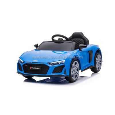 China Ride On Toy SparkFun Licensed 2021 New R8 Spyder Kids Electric Baby Ride On Car With Remote Audi for sale