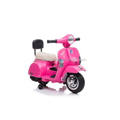 China Ride On Toy SparkFun New Cheap Ride On Toy Car Licensed 6v Two Wheel Battery Powered Vespa Scooter Kids for sale