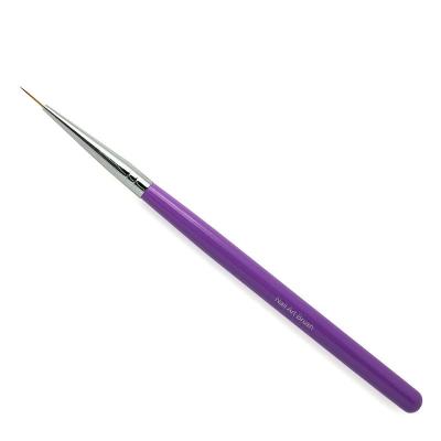 China New Design Professional Manicure Design Tool Nail Liner Brush With Cover Nail Detail Drawing Acrylic Brushes Soft Handle for sale