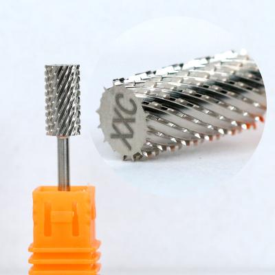 China Nail Art Beauty High Quality Large Barrel Carbide Nail Drill Bit Milling Cutter For Electric Drill Manicure Machine for sale