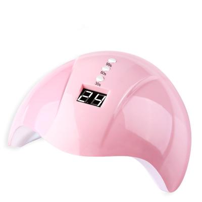 China MINI 5A 3 Timer 36W White/Pink Nail Lamp For UV Led Gel Dryer Manicure Nail Lamp NL033 for sale