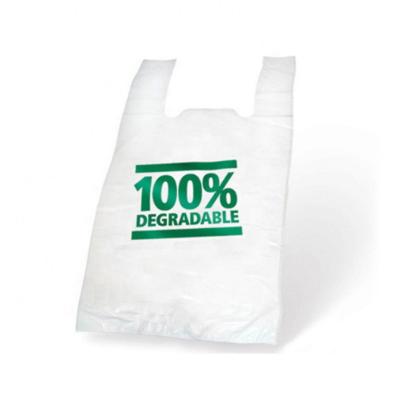 China Recyclable new type color supermarket T-shirt attractive price customized eco-friendly shopping bag for sale