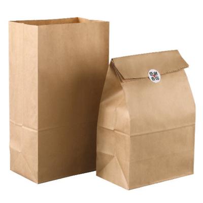 China Various Recyclable Goods Using Wholesale Kraft Paper Shopping Bag With Flexo Printing Pattern for sale