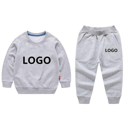 China Vintage Custom Luxury Made Logo Children's Boys Girls Assorted Tracksuit Sets Sports Clothes Baby Boy Girl Kids Clothing Autumn Outfits for sale