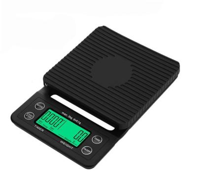 China With Scale Tray Great for French Press and General Cooking Use Digital Coffee Scale with Timer for sale