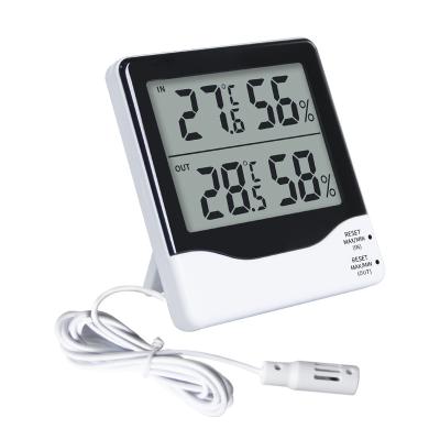 China Indoor Thermometer & Indoor Hygrometer Monitor Temperature Humidity Meter For Room Home Office Nursery Digital Thermometer Indoor Hygrometer for sale