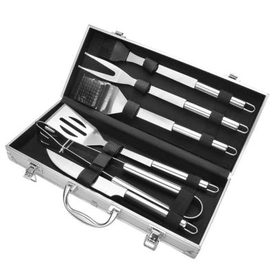 China Easily Cleaned Heavy Duty Stainless Steel BBQ Tools Professional Grilling Accessories GRILL Grilling Tool Kit for sale