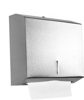 China Modern Stainless Steel Hotel Toilet Paper Box Hand Towel Box Wall Hanging Waterproof Toilet Paper Kitchen Toilet Paper Free Punch Holder for sale