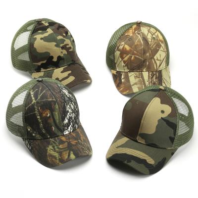 China COMMON Camouflage Mesh Hats Breathable Summer Sports Baseball Caps Men for sale