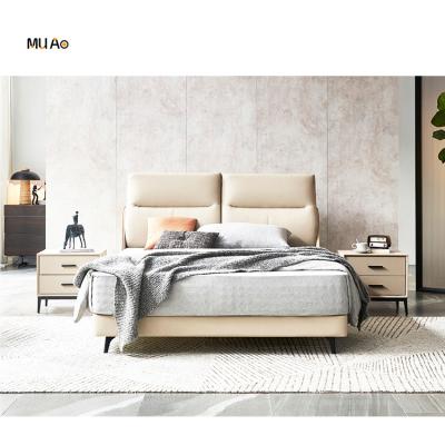 China (Other) Hotel Bedroom Furniture King Size Modern Wooden Bed Adjustable Material Frame With Various Sizes for sale