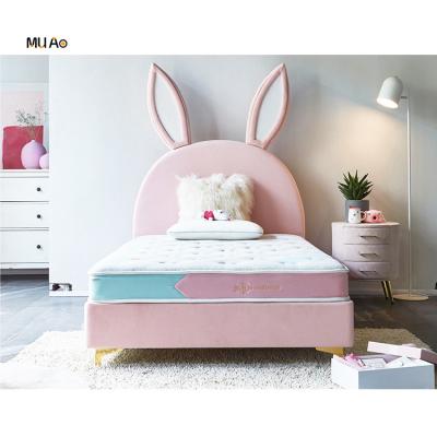 China Modern Kids (Others) Factory Wholesale New Design Adjustable Bedroom Furniture Cartoon Kids Bed For Girls Bed for sale