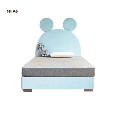 China Latest Design Wholesale Eco - Friendly Bedroom Furniture Solid Wood Frame Boy Teddy Bed For Kids for sale