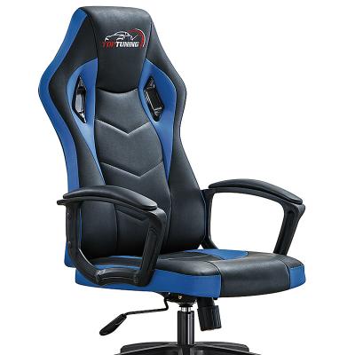 China Adjustable High Back PU Swivel Lift PC Leather Ergonomic Comfortable Leather Gamer Packing Gaming Chair for sale