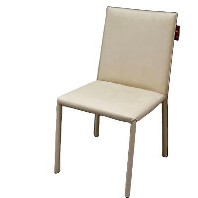 China China Wholesale Modern Dining Room Furniture White Metal Stackable Simple Home Dining Chair Hotel Dining Chair for sale