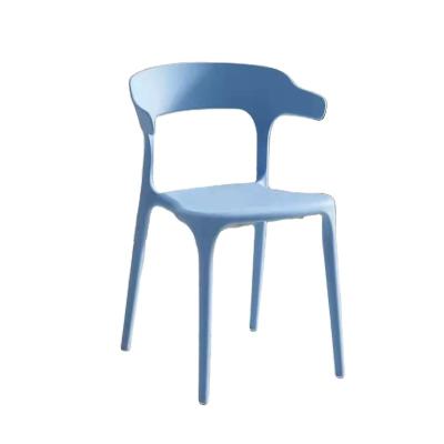 China (Others)Adjustable Nordic Modern Simple Unfolded PP Hotel Home Furniture Dining Chair Color for sale