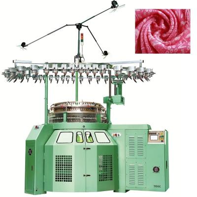 China Single Jersey Jacquard Fabric Knitting Machine To Make Barcelona Damask Slipcover for sale