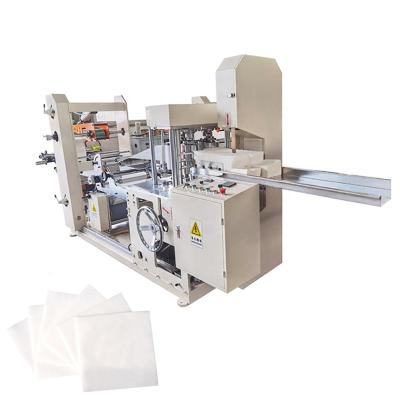 China 1 /4 fold serviette Napkin Making Machine color printing paper for sale