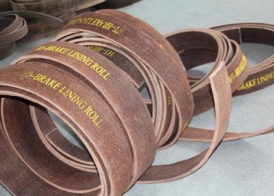 China Water Resistance Brake Roll Lining Winch Brake Lining Brown Brake Shoe Lining Kit for sale