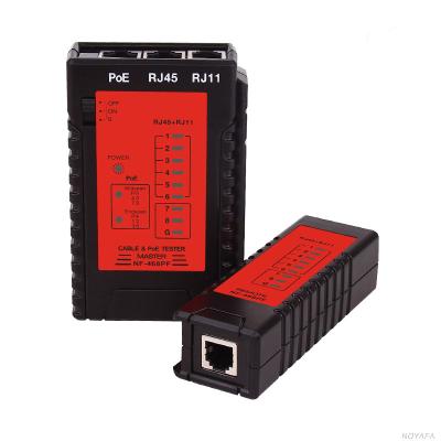 China Check Universal Cable RJ11 Continuity Tester NF-468PF With POE Presence Checker for sale