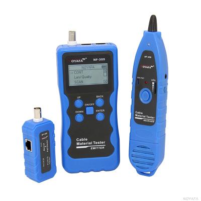 China Latest Design Cat5 Cat6 LAN Cable Material Tester RJ45 RJ11 BNC Coaxial Cable Test Trace and Tracer NF-309 for sale