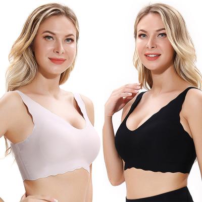 China Wholesale Soft Superior Cotton Seamless Ladies One Piece Comfort One Size Women's Bra for sale