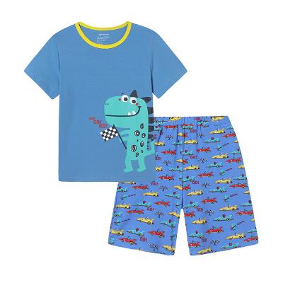 China Breathable Set That Is Not Easy To Fade Children' S Shorts Kids Short Sleeve Pajamas for sale