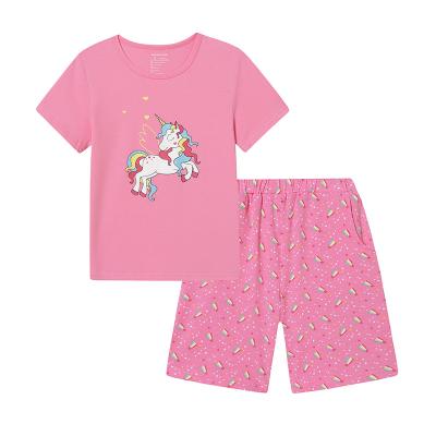 China Children's Pajamas Summer Boys Wear Air Conditioning Thin Breathable Home Shorts Sleeved Shorts for sale