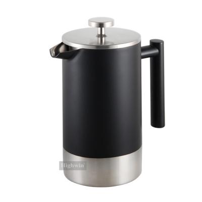 China Sustainable Factory Stainless Steel Coffee Pot Set Easy Clean Filter Make Flasks French Press Coffee for sale