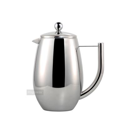 China WITH LID handle new design coffee maker 1000ml filters 3 layers 34oz coffee maker stainless steel french press for sale