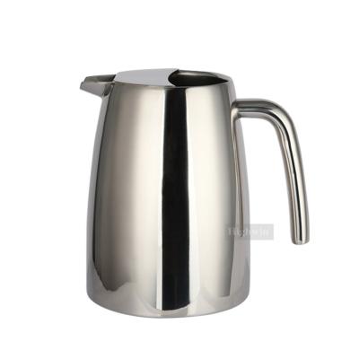 China Sustainable Drinkware 1L Stainless Steel Water Pitcher With Ice Guard for sale