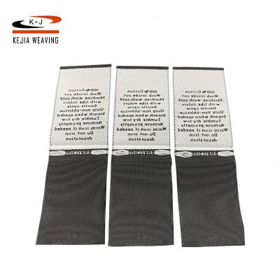 China Medium Size Loop Ply Woven Garment High Grade Sustainable Customized Label Custom for sale