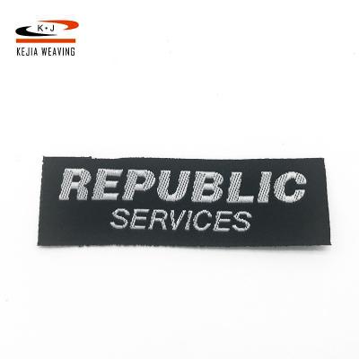 China Durable Quality Primacy Cutting Embroidery Ultrasonic Custom Garment Neck Label Woven Label for sale