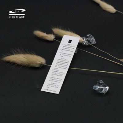 China New Product Customization Eco-Friendly Hot Cotton Fabric Hang Tag for sale