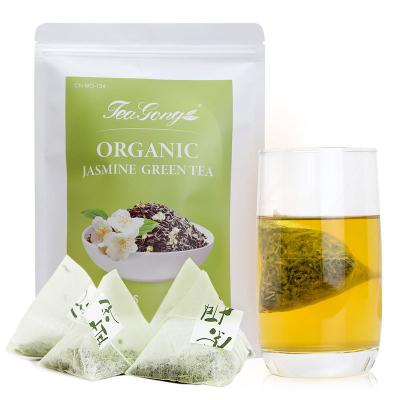 China Factory Affordable Loose Price Organic Jasmine Green Tea Tea Drinks Flavor Blooming Tea for sale