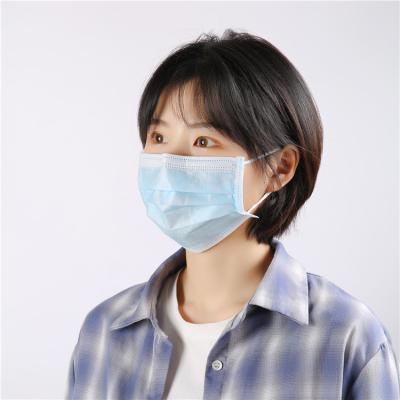 China BFE 98% Delivery Procedure Earloop 3 Ply Blue Personal Protective Medical Mask Surgical Disposable Facemask for sale