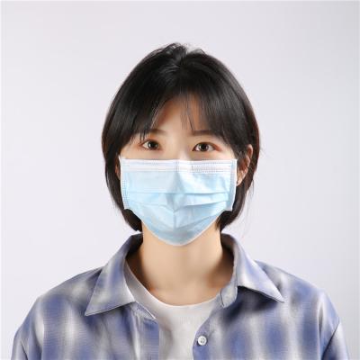 China BFE 95% Factory Directly Box 50Pcs Face Mask 3-Ply Wholesale Nonwoven Fabric Disposable Facemask for sale